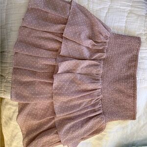 Elan Blush Pink A-Line Skirt